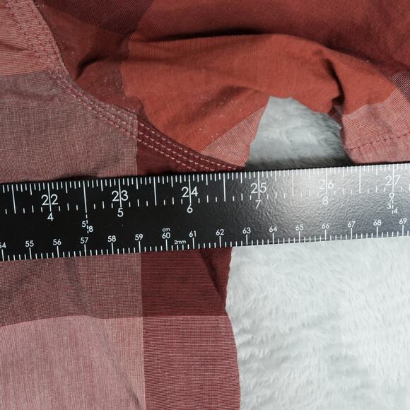 Carhartt Shirt Mens XL Relaxed Fit Short Sleeve Button Up Plaid Rugged Flex - Picture 6 of 9